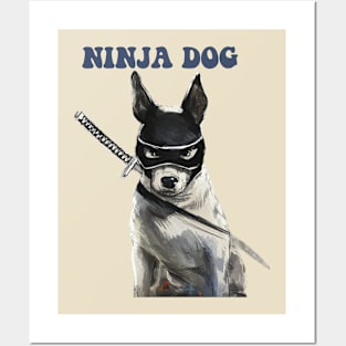 Ninja dog Posters and Art